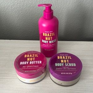 Trader Joe’s Brazil nut body butter/scrub & body wash set… brand new!